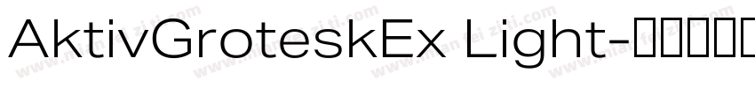 AktivGroteskEx Light字体转换